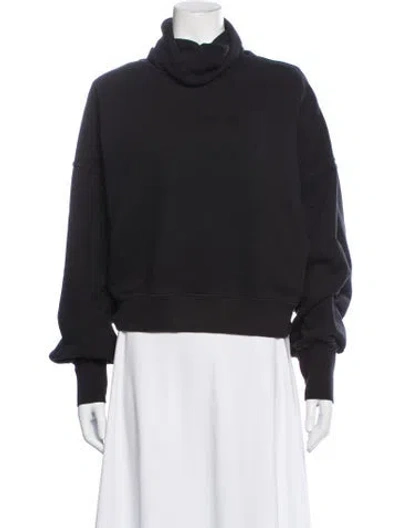 Pre-owned Agolde Turtleneck Sweater In Black