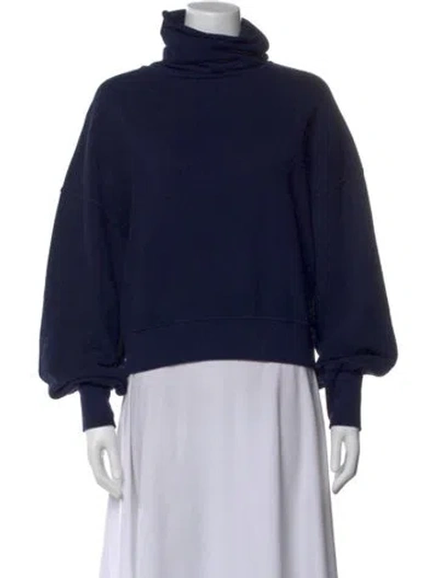 Pre-owned Agolde Turtleneck Sweater In Blue