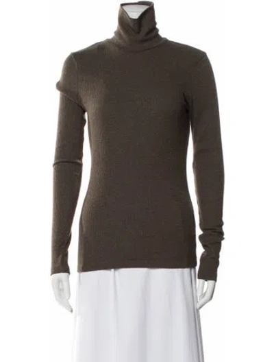 Pre-owned Agolde Turtleneck Sweater In Brown