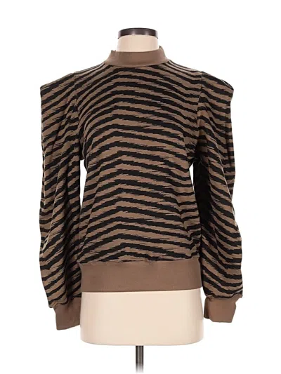 Agolde Turtleneck Sweater In Brown