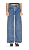 Agolde Twist Low Slung Baggy In Blue