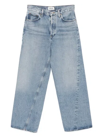 Agolde Twist Jeans In Blue