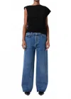 Agolde Twist Low Slung Baggy Jeans In Myth In Multi