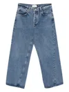 Agolde Twist Low Slung Jeans In Blue