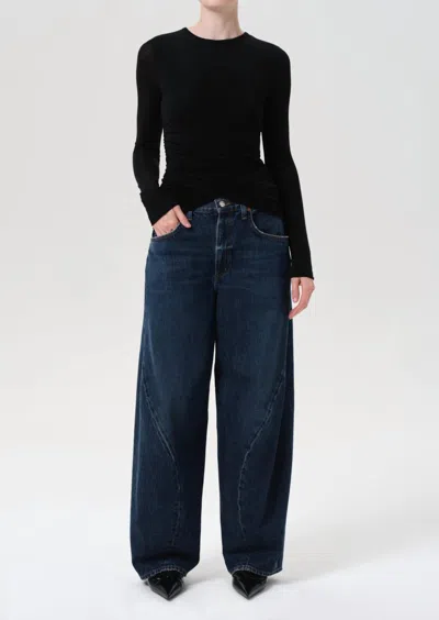 Agolde Twist Wide Leg Jeans In Nexus In Multi