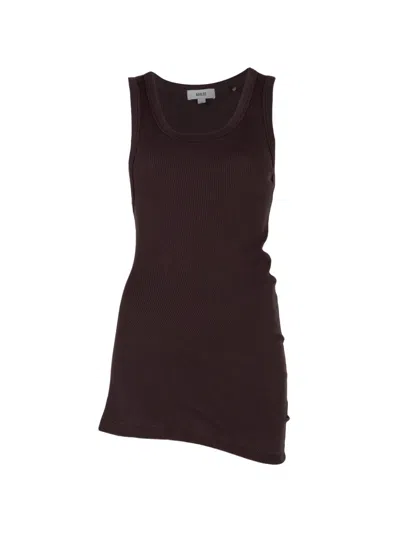 Agolde Twisted Poppy Tank Top In Multi