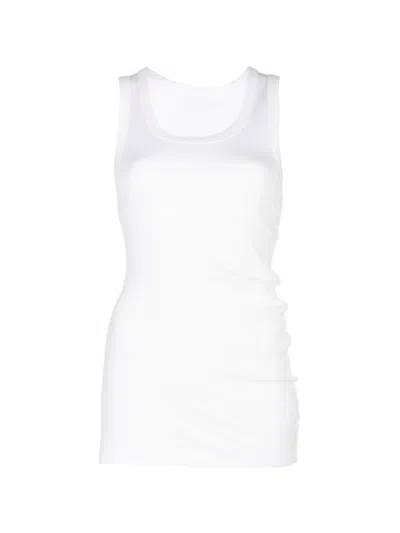 Agolde Twisted Poppy Tank Top In White