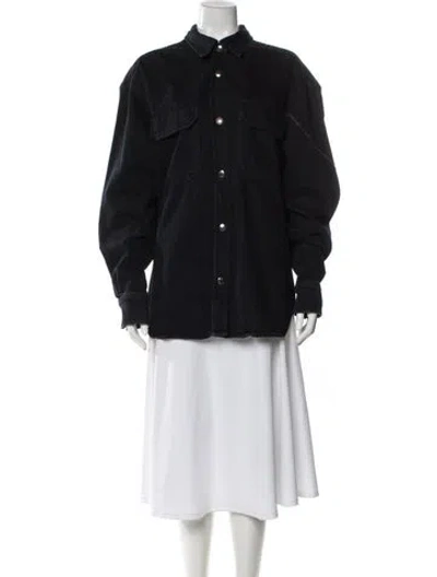 Pre-owned Agolde Utility Jacket In Blue