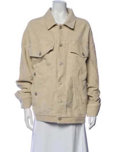 Pre-owned Agolde Utility Jacket In Neutral