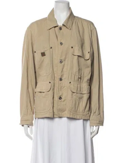 Pre-owned Agolde Utility Jacket In Neutrals