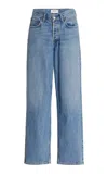 Agolde V-waist Straight-leg Jeans In Medium Wash