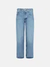 Agolde 'v' Light Blue Denim Jeans In Light Blue