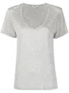 Agolde V-neck T-shirt In Grey