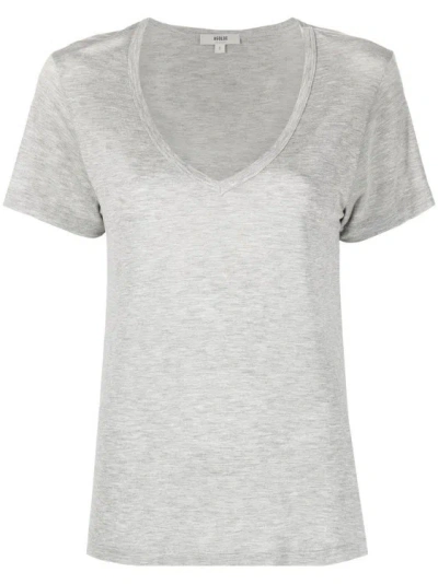Agolde V-neck T-shirt In White