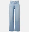 Agolde V-waist Baggy High-rise Wide-leg Jeans