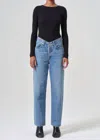 Agolde V-waist Baggy Jean In Fairway In Multi