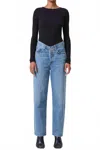 Agolde V-waist Baggy Jean In Fairway