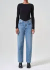Agolde V-waist Baggy Jeans In Fairway In Blue