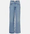 Agolde V-waist Baggy Straight Jeans In Blue
