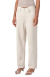 Agolde V-waist Baggy Straight Leg Jeans In Neutral