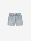 Agolde V-waist Bermuda Shorts In Blue