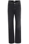 Agolde V Waist Kelly In Decibel In Black