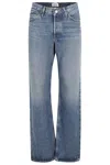Agolde Valen Jeans In Regenerated Denim In Blue