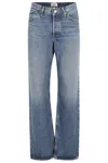 Agolde V Waist Kelly Jeans In Blue