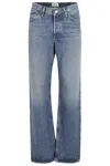 Agolde V Waist Kelly Jeans In Blue
