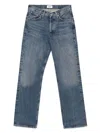 Agolde V-waist Kelly Jeans With Classic Five-pocket Design In Blue