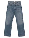 Agolde V-waist Kelly Jeans With Classic Five-pocket Design In Blue