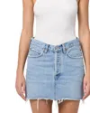 Agolde V-waist Mini Skirt In Force In Multi