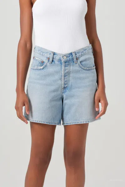 AGOLDE V-WAIST SHORT IN BACKBEAT