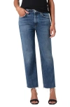 Agolde Womens Enroll Harper Straight-leg Stretch-denim Jeans In Blue