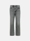 Agolde 'valen' Grey Denim Jeans In Grey