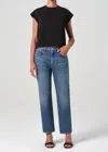 Agolde Parker Easy Straight Jean In Placebo In Multi
