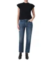 Agolde Parker Easy Straight Jean In Placebo In Multi