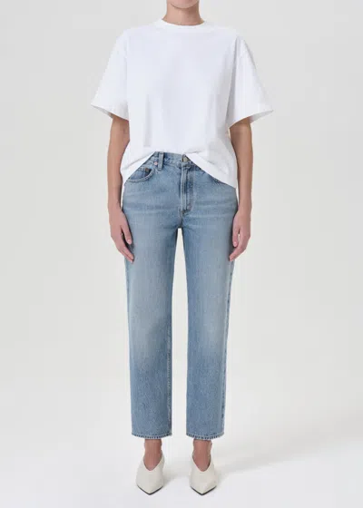 Agolde Valen Jean Mid Rise Straight In Formula