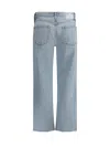 Agolde Ren High Waist Wide Leg Pants In Dual (lt Wsh Ind)