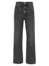 Agolde Grey Valen Jeans In Gray