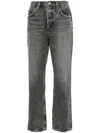 Agolde Black Vintage Boot Jeans In Gray