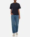 Agolde Luna Pieced Cotton Denim Jeans In Blue