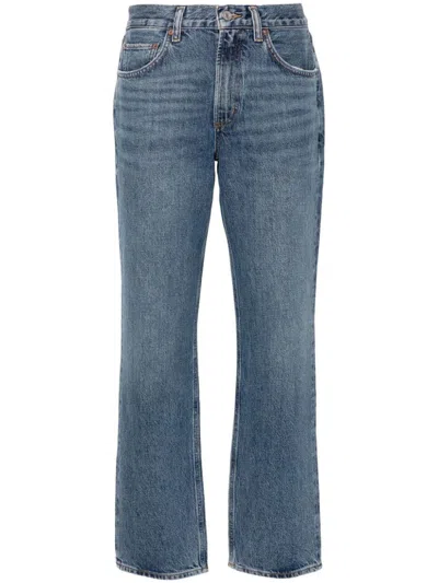 Agolde Valen Jeans In Regenerative Cotton In Blue