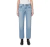 Agolde Franka Pleated High-rise Wide-leg Jeans In Harmonic