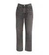 Agolde Vintage Effect Valen Jeans In Grey