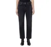 Agolde Valen Mid Rise Straight Leg Jeans In Hitch In Hitch