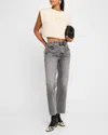 Agolde Kelly High-rise Straight-leg Organic Jeans In Spirit