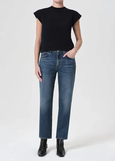 Agolde Valen Straight Leg Jean In Essense In Multi