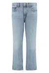 Agolde Faded Wash Straight Leg Jeans