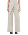 Agolde Vana Baggy Fold Jeans In Rice Grass In Neutral